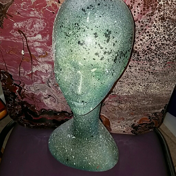 Resin/Hand Painted/Original Art! FOR Hats/Wigs